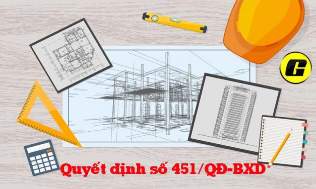 Học đo bóc khối lượng xây dựng phải biết quyết định số 451/QĐ-BXD